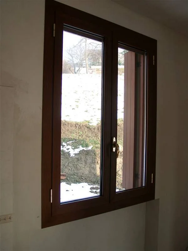 Serramenti per villa in alluminio finto legno - Loiano (Bologna)